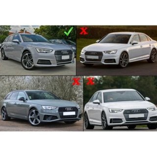 Añadido Spoiler Lip delantero para Audi A4 B9 2016