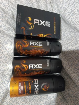 1 Colonia y 3 desodorantes Axe Dark Temptation