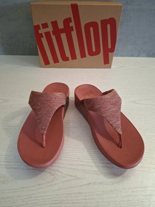 FitFlop Lulu Glitz, sandalias de cuña talla 37