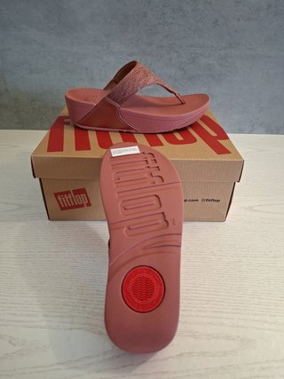 FitFlop Lulu Glitz, sandalias de cuña talla 37