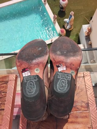 Botines de piel marrones