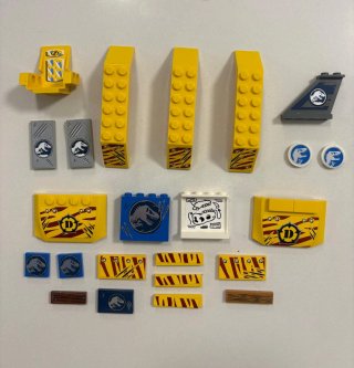 Lego Dino Jurassic world parti decorative