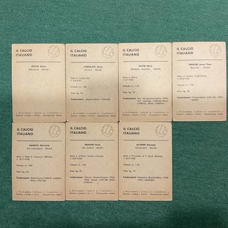 Figurine d’epoca calciatori Edizioni SIDDAM.