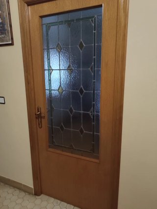 Puertas interior con vidrieras cristal emplomado