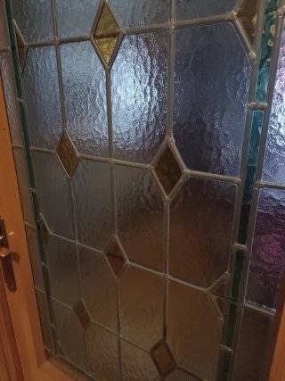 Puertas interior con vidrieras cristal emplomado