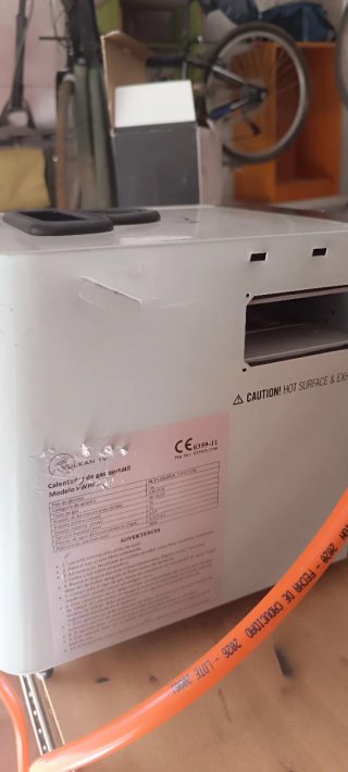 Calentador Portátil Vulkan IV Blanco
