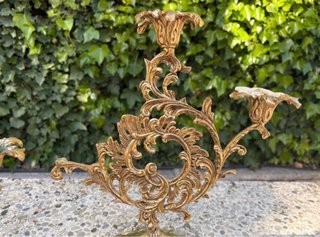 Candelabro vintage estilo rococó
