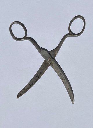 ANTIGUAS TIJERAS BARBERÍA SCHRAMMEN CREFELD ACERO