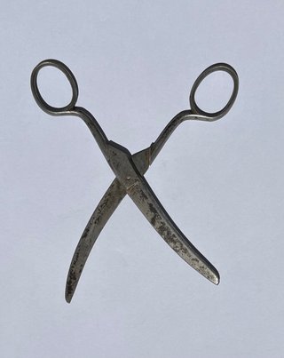 ANTIGUAS TIJERAS BARBERÍA SCHRAMMEN CREFELD ACERO
