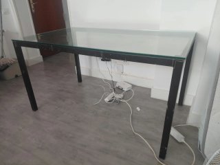 Mesa de cristal