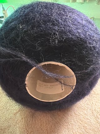Cono de mohair premium CASTELLS - Color Azul Marin