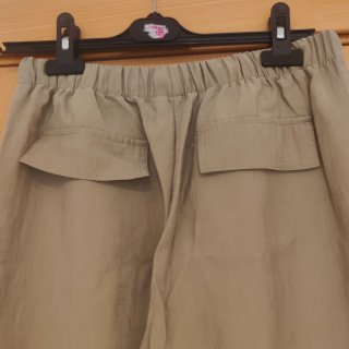Pantalón fluido Zara caqui - Talla S