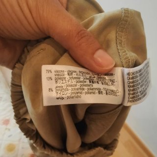 Pantalón fluido Zara caqui - Talla S