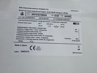 Frigorífico Combi Balay 175cm No Frost A++ - Envío