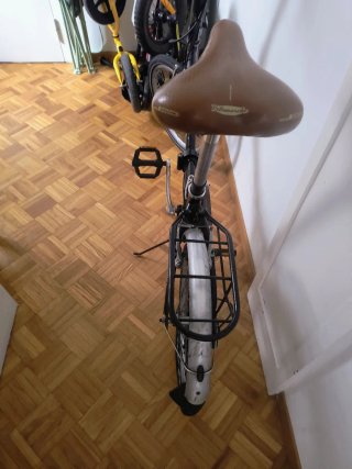 Bicicleta plegable de aluminio