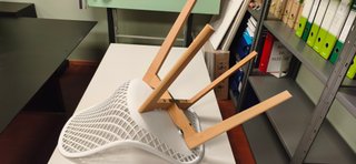 Set 6 Sedie Design Scandinavo Bianco/Legno