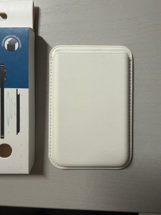 Portacarte Magnetico MagSafe "Sober Time" Bianco
