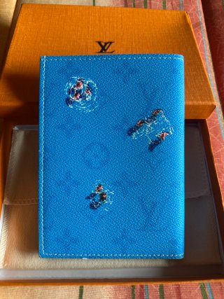 Funda Pasaporte LV Azul