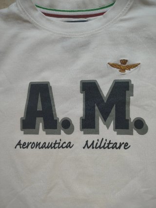 Camiseta Aeronautica Militare AM Blanca