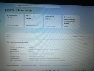 Portatil Lenovo