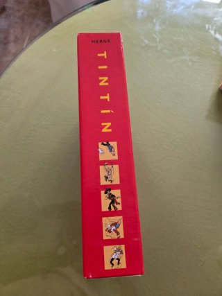 Estuche pack de 5 libros.  Las Aventuras de Tintin