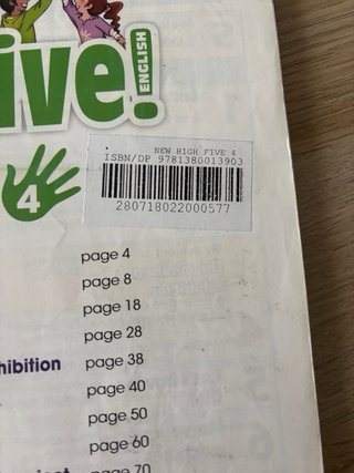 Libro ingles 4 de primaria