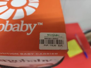 Mochila Portabebés Ergobaby + adaptador hasta 6 M.