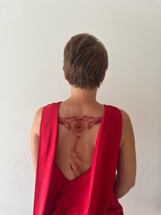 Vestido de fiesta rojo