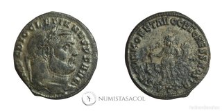 FOLLIS DIOCLECIANO PARTE PLATEADO ORIGINAL A1305