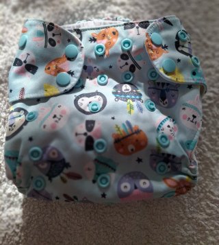 Pañales tela rellenable Blümchen