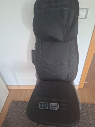 Asiento de masaje desde cervicales hasta gluteos .