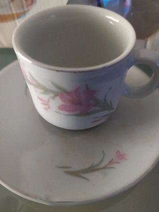 Juego café 6 tazas y 6 platos