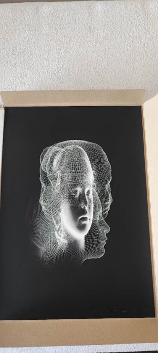 Litografía de Jaume Plensa