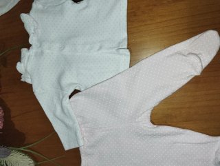 Pijama bebé niña 2 piezas osito. T 3 meses