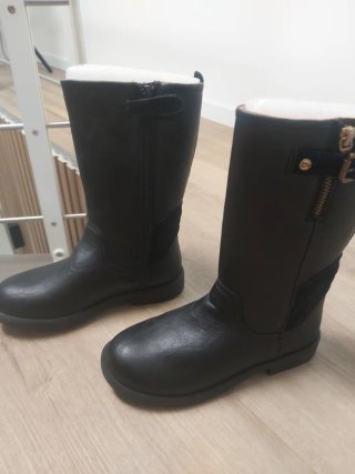 Stivali Mayoral pelle nera n.32 nuovi