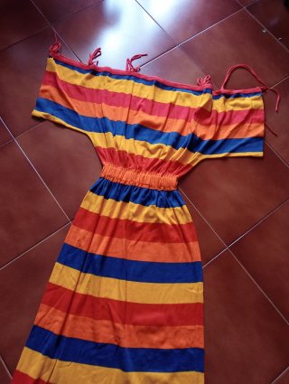 Vestito a righe - Vintage