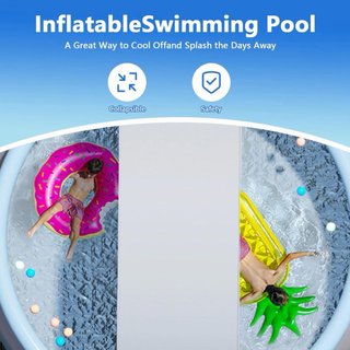 Piscina inflable con techo 3m