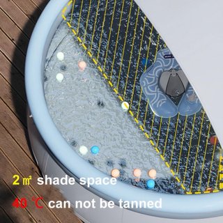Piscina inflable con techo 3m