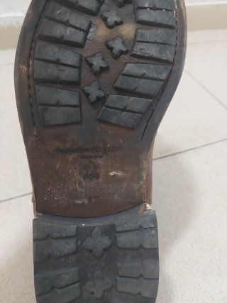 Botines de piel marrones vintage para hombre