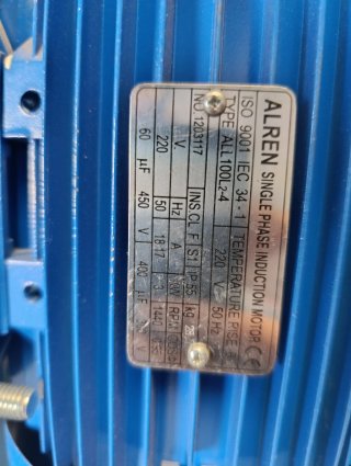 Motor eléctrico monofásico 220w 3kw