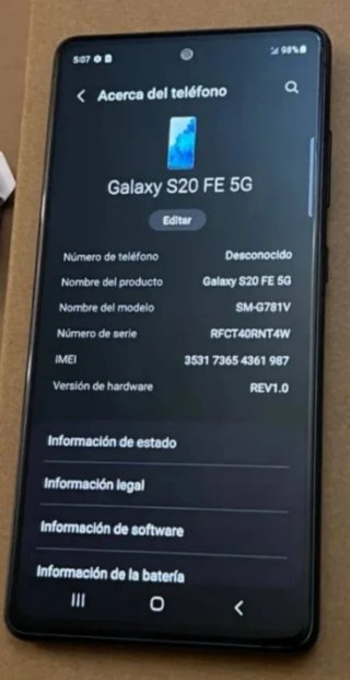 Samsung galaxy s20 fe buen estado .