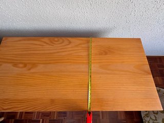 escritorio de madera de pino