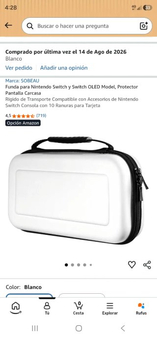 Funda para Nintendo Switch