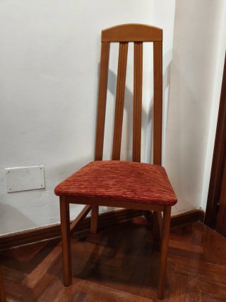 Mesa de comedor de libro + 6 sillas a juego