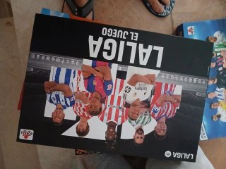 3 Juegos de mesa de la liga,3 distintos años.