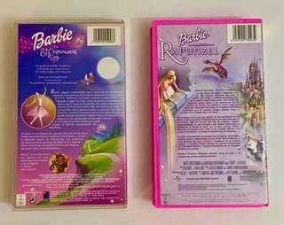 Películas antiguas de colección VHS de Barbie.