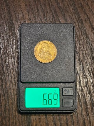 2 Escudos Oro Carlos IV 1790