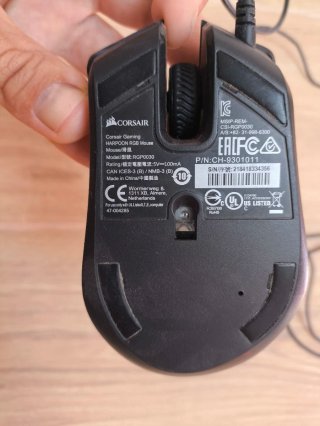 Rato Gaming Corsair RGB Preto