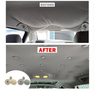 Chinchetas techo para el coche, nuevas sin usar