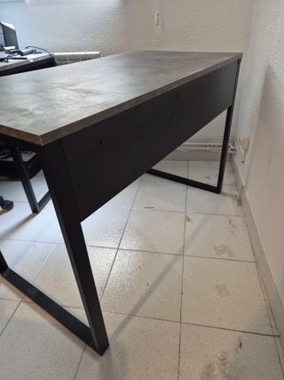 Tavolo da scrivania INNA colore cemento 110x60 cm